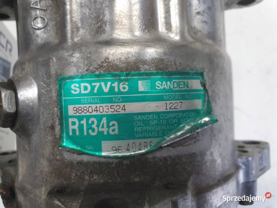 SPRĘŻARKA KLIMATYZACJI Citroen Jumpy 19 D SD7V16 lubelskie Chełm