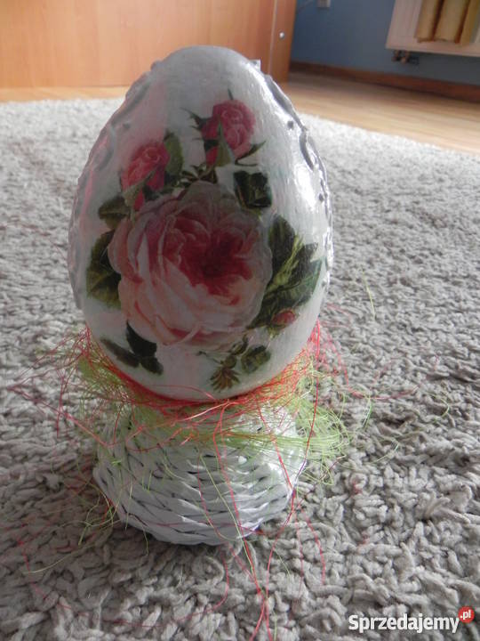 Jajka zdobione techniką decoupage Aleksandrów Kujawski sprzedam