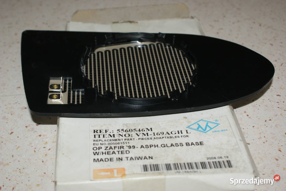 SZKŁO LUSTERKA ZAFIRA A LEWE GRZANE ASFERYCZNE Białobrzegi