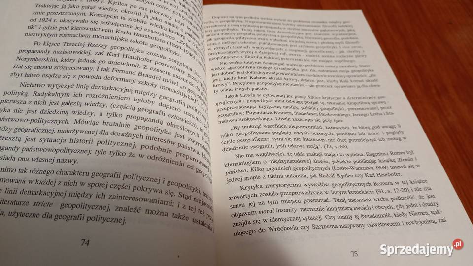 Między historiozofią a geozofią szkice filozofii Rok wydania 1994 pomorskie Gdańsk sprzedam