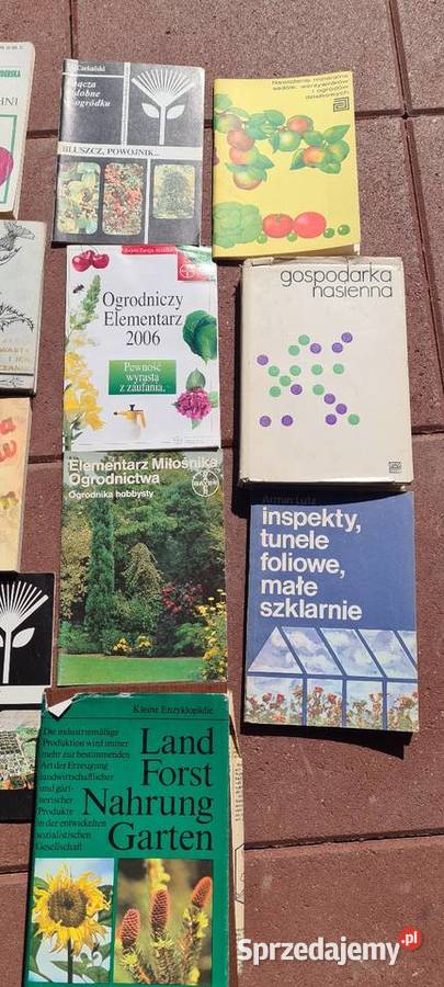 Zestaw książek ogrodniczych Wiśniowa
