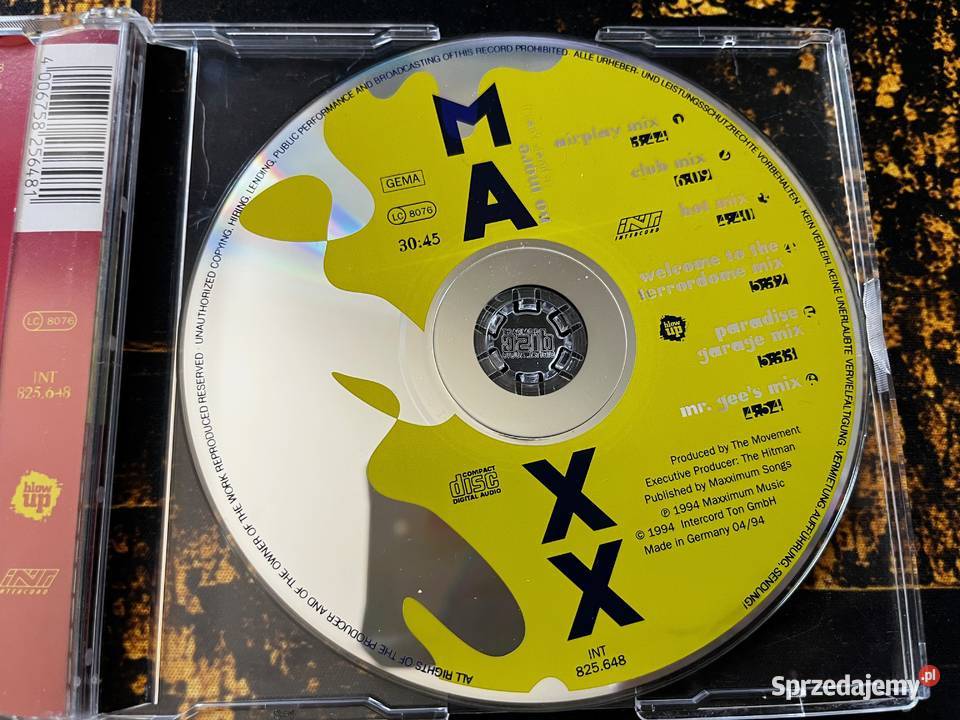 Maxx No More I Cant Stand It Eurodance CD śląskie Błażejowice