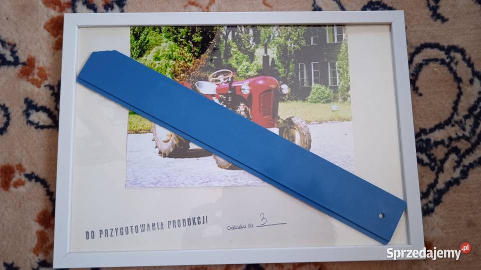 Obrazek z ciągnikiem Ursus C325 pamiątka Lublin