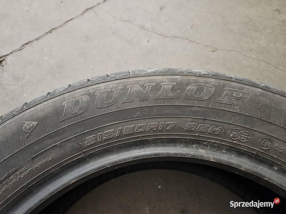 4 21560 R17 96H Dunlop EnaSaver EC300 6mm Samochodowe śląskie sprzedam