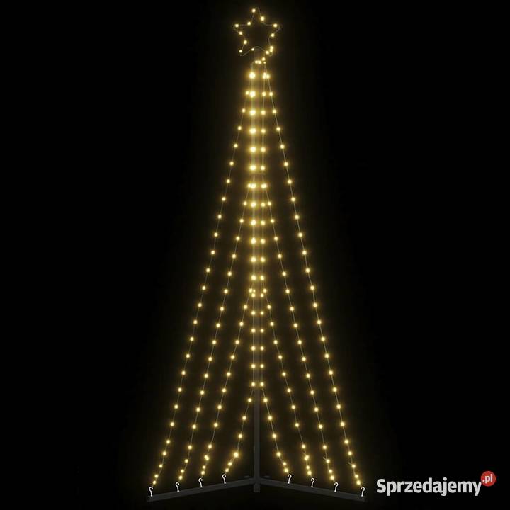 vidaXL Choinka LED 339 LEDs Ciepła biel 182 mazowieckie Warszawa