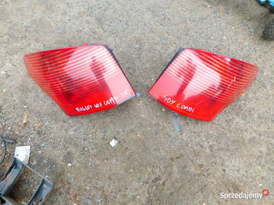 peugeot 407 sw lampa lewa WYSYŁKA Żory sprzedam