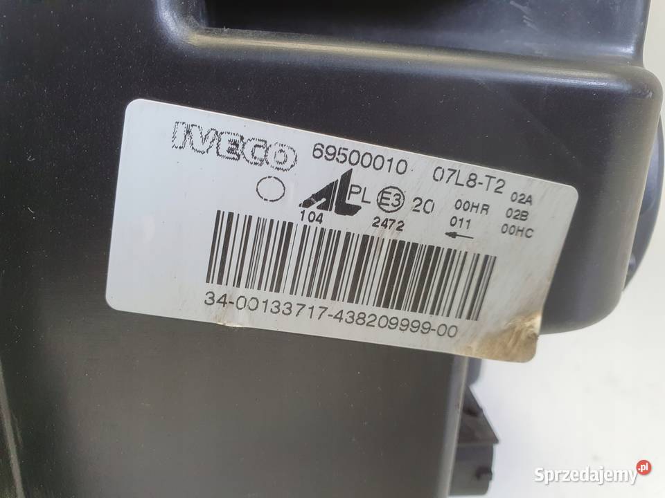 LAMPA PRAWA Iveco Daily III LIFT IV prawy przód osobowe Chełm