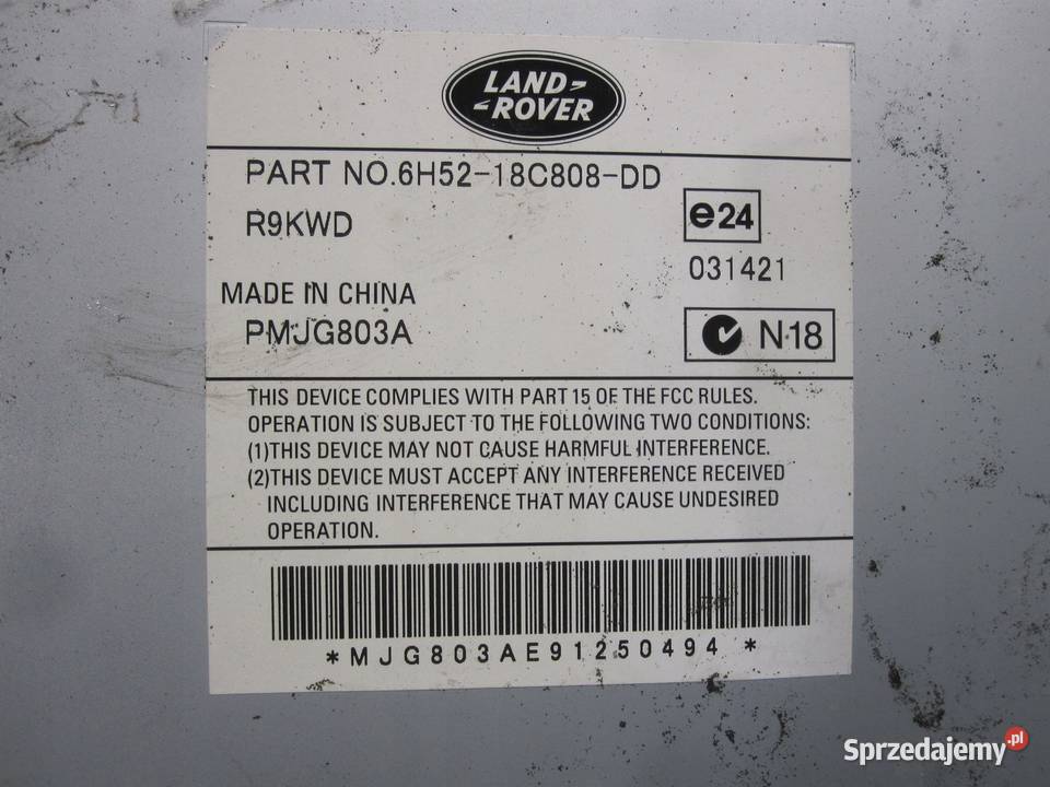 JAGUAR XF 10r moduł wzmacniacz audio Kielce