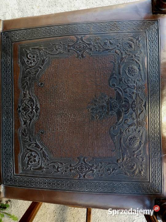 Francuski fotel do biurka fotelik kurdyban 2 Meble Wałbrzych