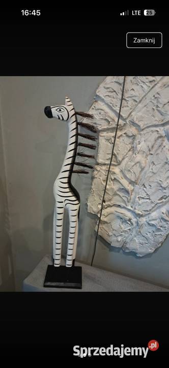 Figurka żebra Boho skandynawski dekoracja Lubin sprzedam