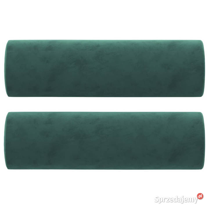 2osobowa sofa z poduszkami ciemnozielona 120 mazowieckie Warszawa sprzedam