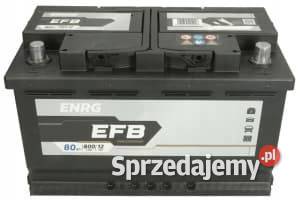 Akumulator ENRG 12V 80Ah 800A EFB P Jelcz-Laskowice