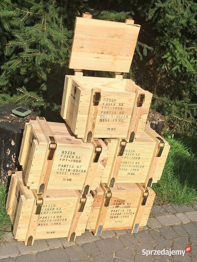 Wojskowa skrzynia transportowa Ciecierzyn