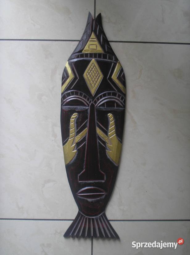 Ozdoba na ścianę afrykańska maska Kraków