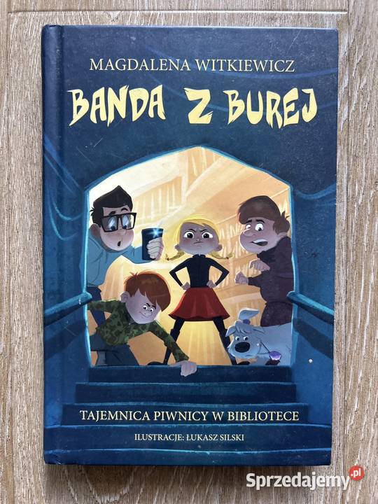 Banda z Burej Tajemnica piwnicy w bibliotece mazowieckie Wyszków sprzedam