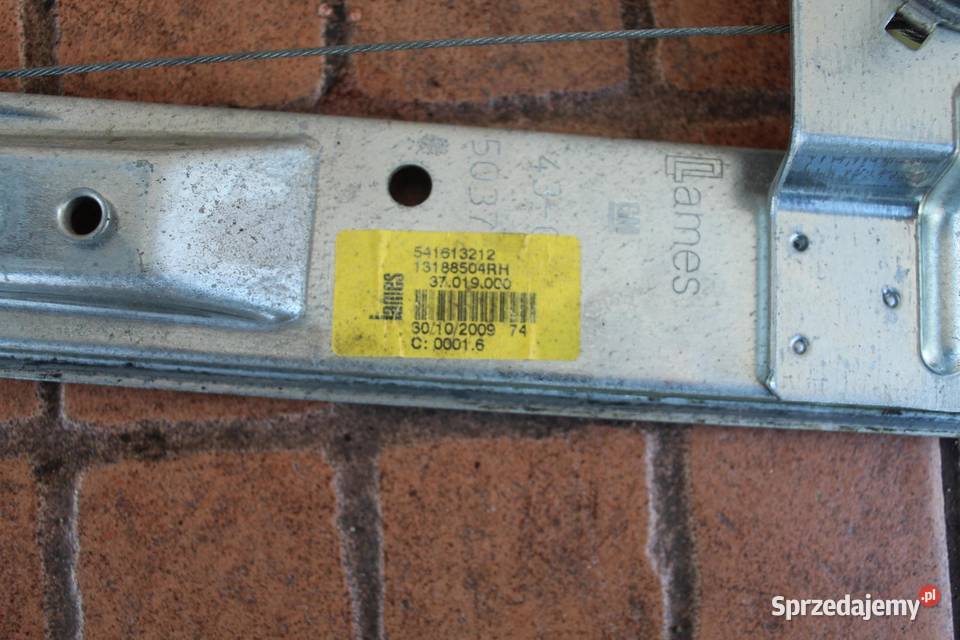 MECHANIZM PODNOŚNIK SZYBY PRAWY TYŁ OPEL CORSA D osobowe wielkopolskie sprzedam