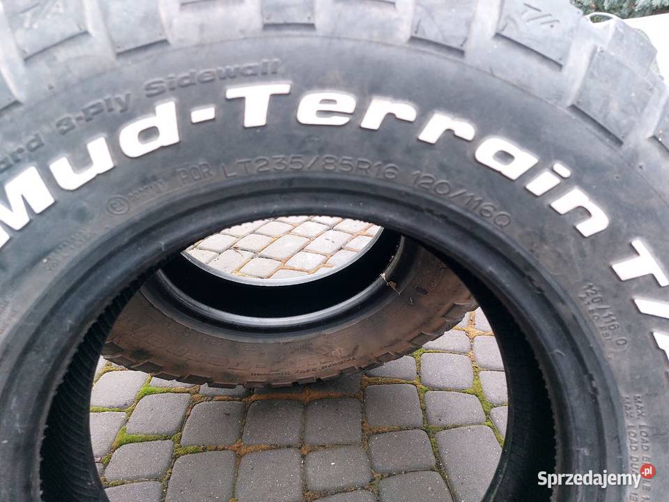 2 opony 235 85R16 Bfgoodrich Mud Terrain TA 235 Sieciechów sprzedam