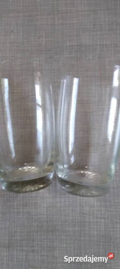 Szklanki z grubym dnem PRL Koło