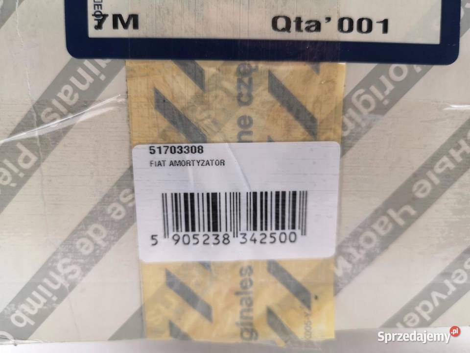 AMORTYZATOR LEWY PRZÓD PRZEDNI FIAT PANDA 13 osobowe