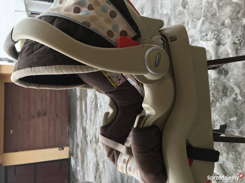Fotelik samochodowy Graco safe seat lubelskie Zawadówka sprzedam