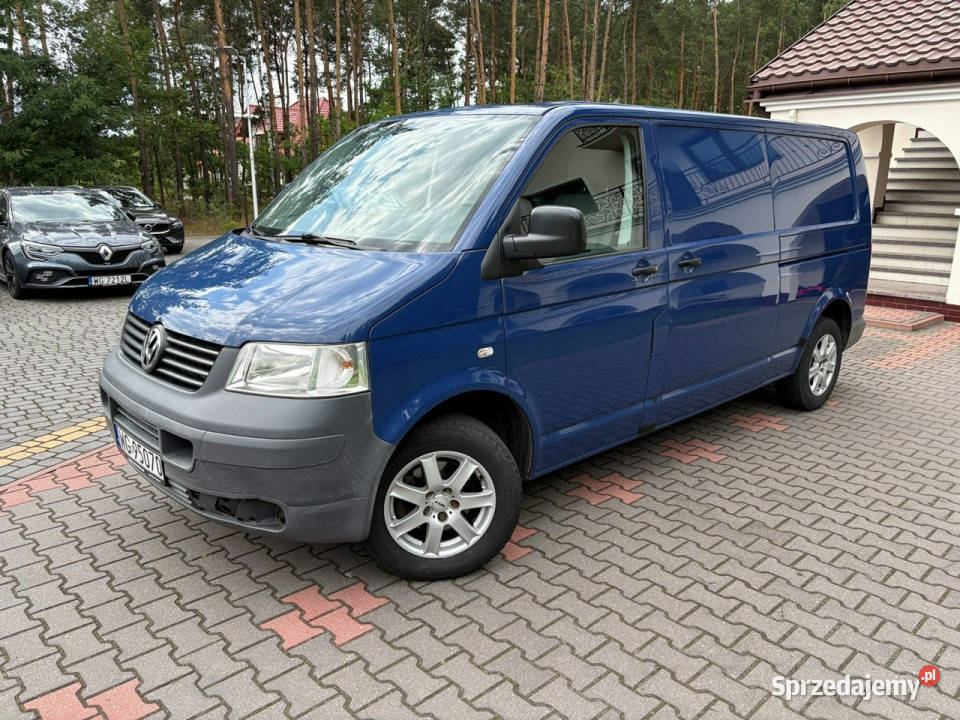 Volkswagen Transporter T5 25 TDI 130 Długi 2 x mazowieckie Lipówki