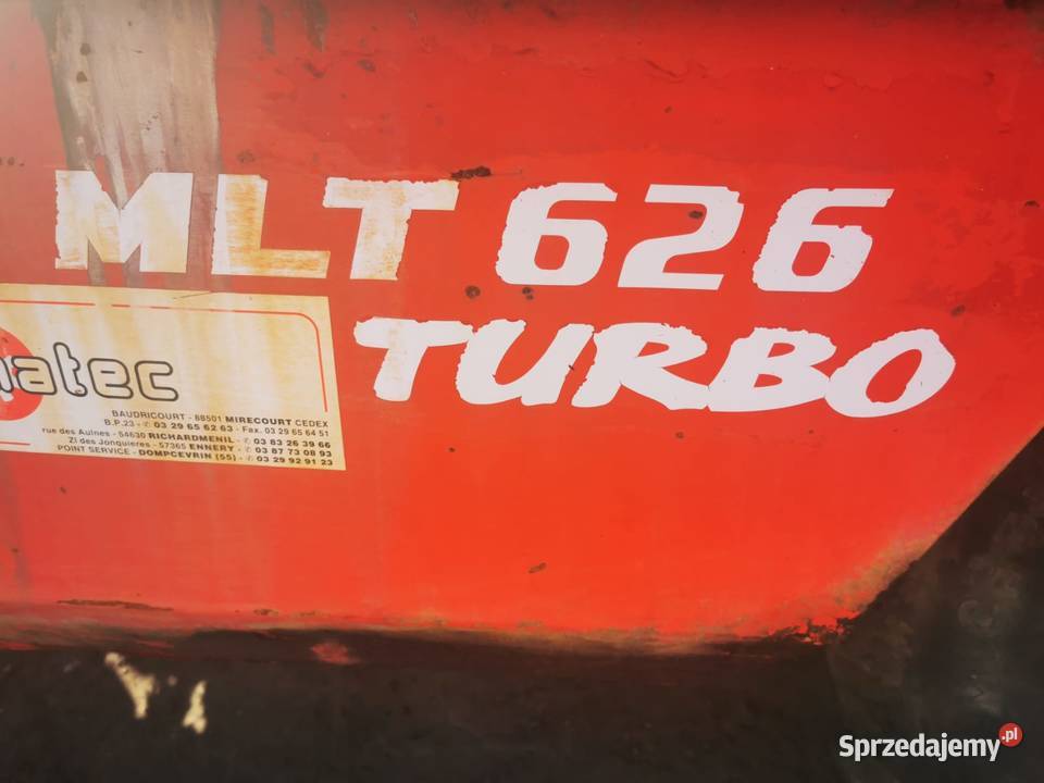 Manitou MLT 626 1996rPartsCzęści Wilkowo