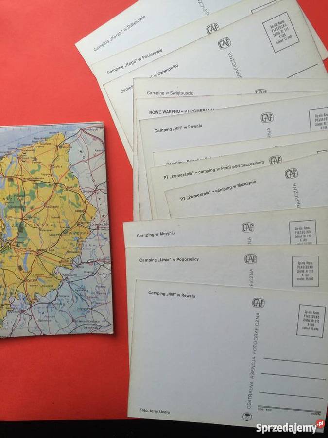 240 Zestaw widokówek zachodniopomorskie Szczecin