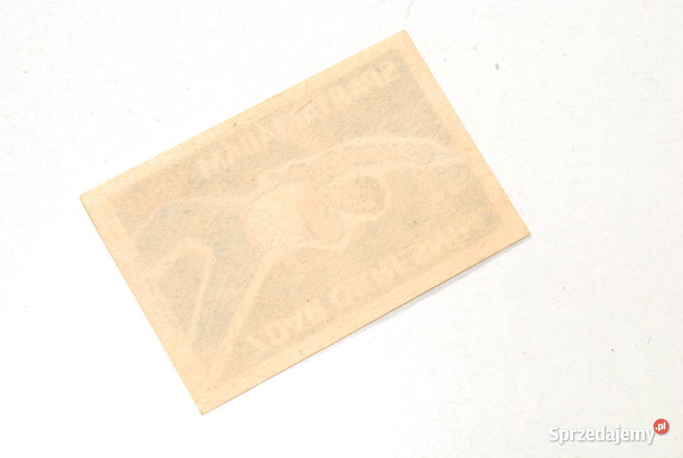 Stara etykieta zapałczana Czechosłowacja unikat Cieszyn