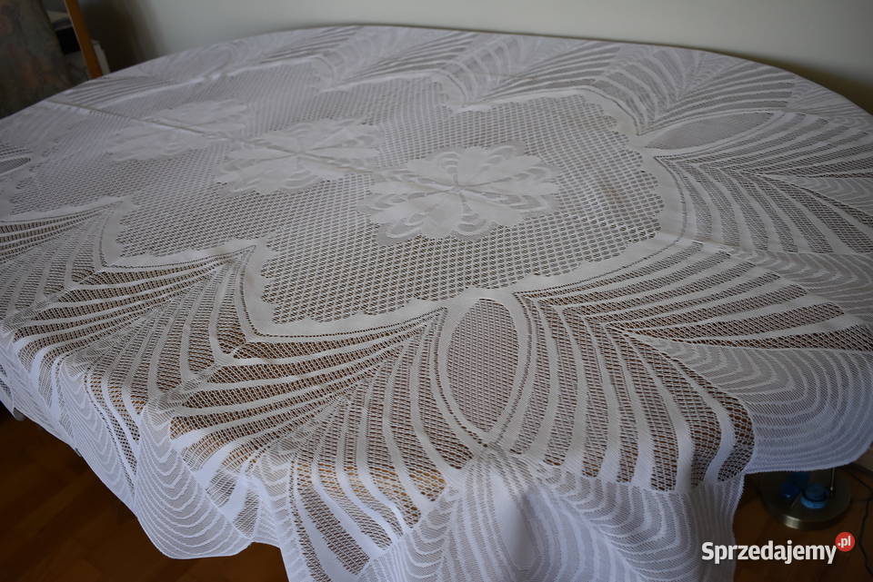 Obrus ażurowy biały Warszawa