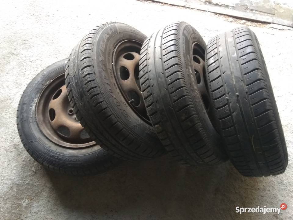 Opony z felgami 16570 R13 4 sztuki Good Year