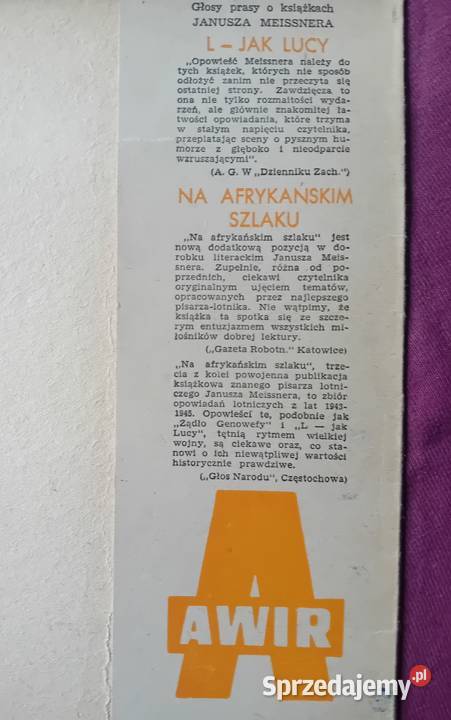 Janusz Meissner Pilot gwiaździstego znaku AWIR Koźminek
