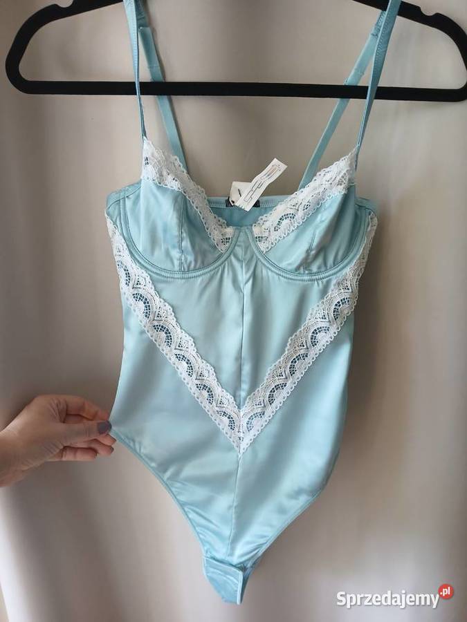 Błękitne body 70B Tezenis Nowe Inna marka Body i gorsety