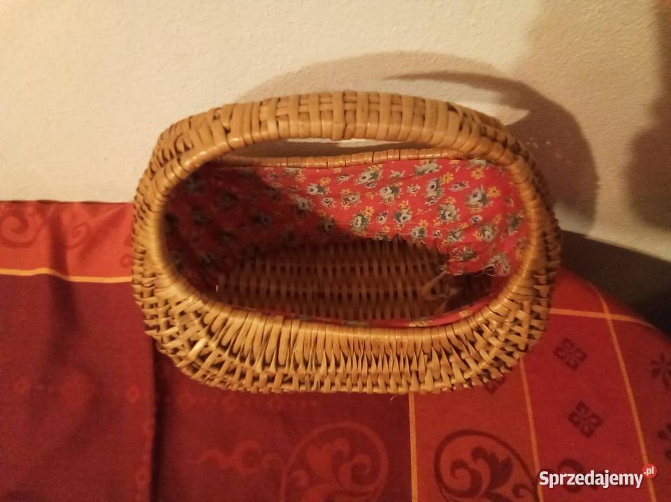 Koszyk z chustą PRL sprzedam