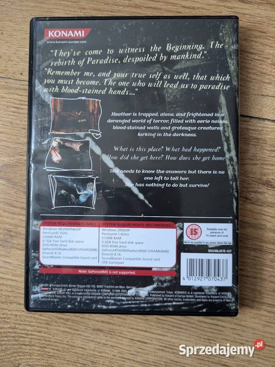 Gra Silent Hill 3 PC Działdowo