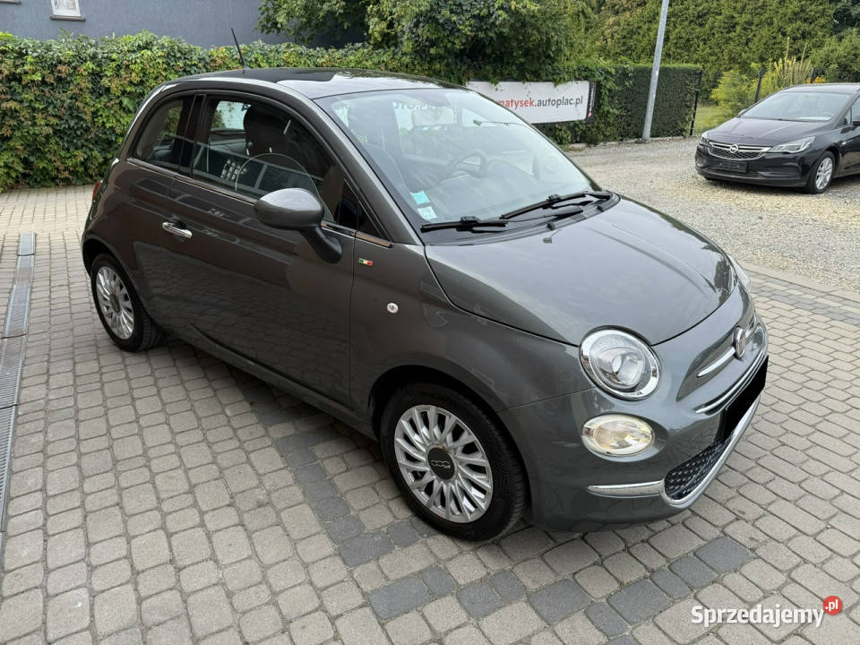 Fiat 500 12 69 Klima Panorama I 2007 ABS Samochody osobowe śląskie Orzech