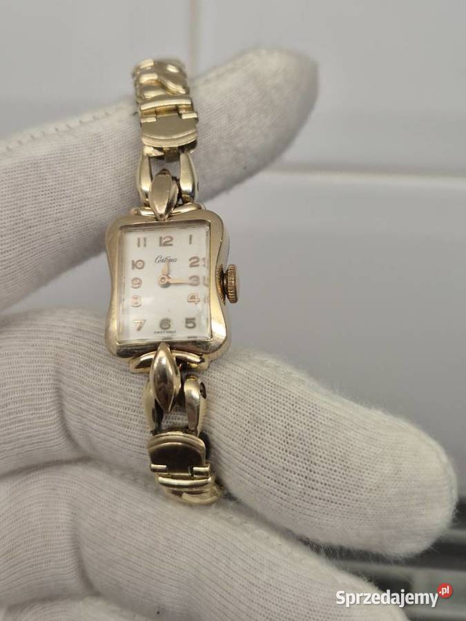 Rzadki zegarek vintage Certina Au