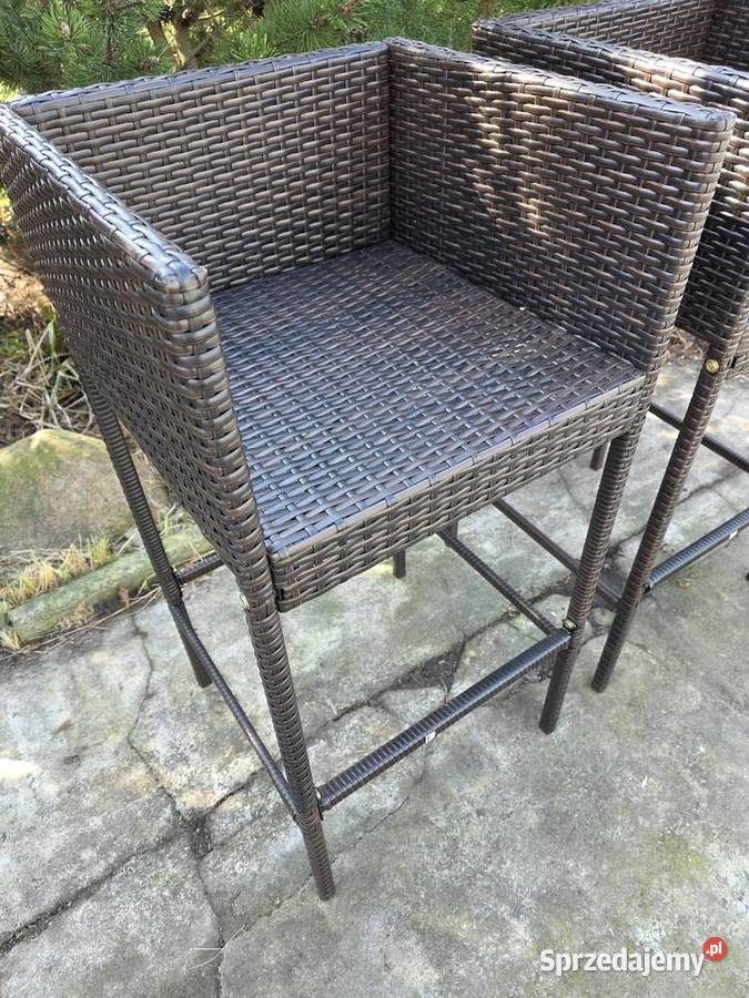 Hokery do ogrodu dwie sztuki odcienie brązu lubuskie Wschowa