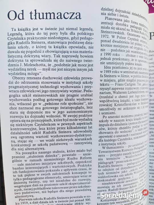 Wychowanie do wolności pedagogika podręczniki Warszawa sprzedam