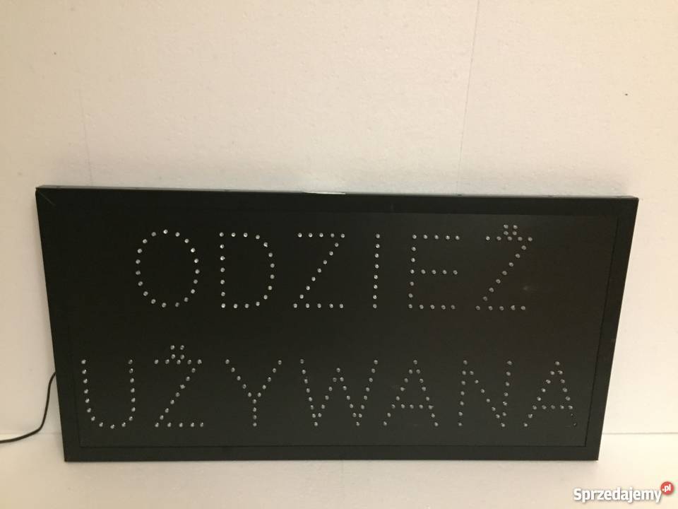 Odzież używana LED reklama 80 x 40 zewnętrzna Pomiechówek