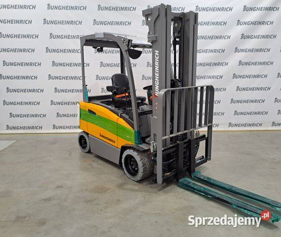 Nowy wózek widłowy elektryczn Jungheinrich EFG Szczecin