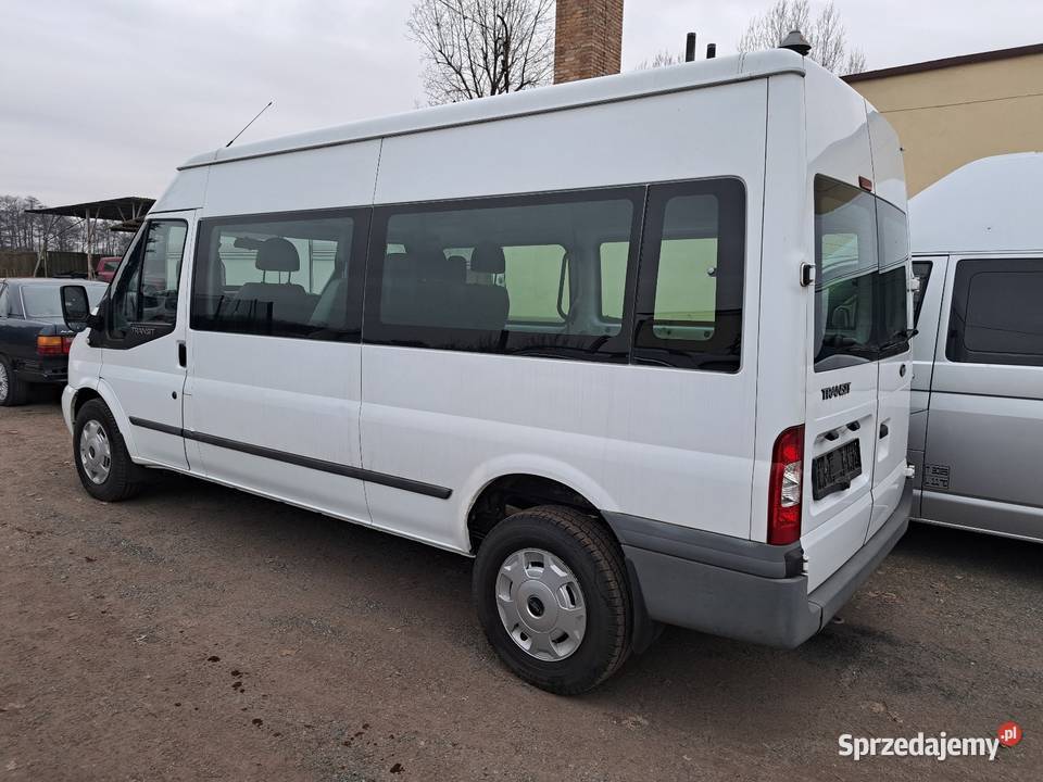 Transit długi 9 osób 200 Webasto Klima wielofunkcyjna kierownica Samochody osobowe Oleśnica sprzedam