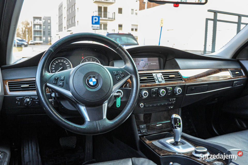 BMW Seria 5 30 272 2007 r Lift Skóry Automat nieuszkodzony Wrocław