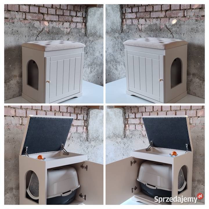 Szafka kota z kuweta w zestawie Nosków