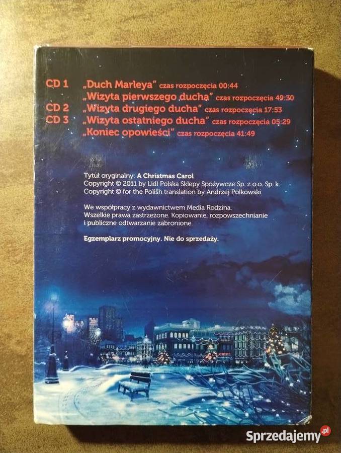 Opowieść wigilijna audiobook czyta Krzysztof Giżycko