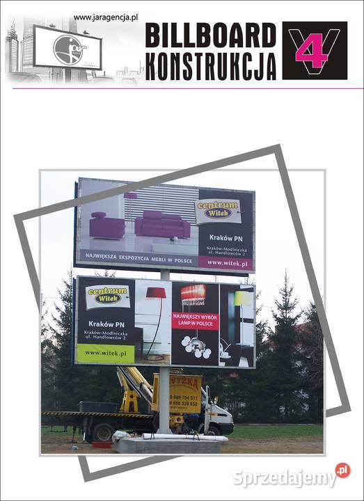 Billboard V4 Konstrukcja Reklamowa nowa Trzebinia