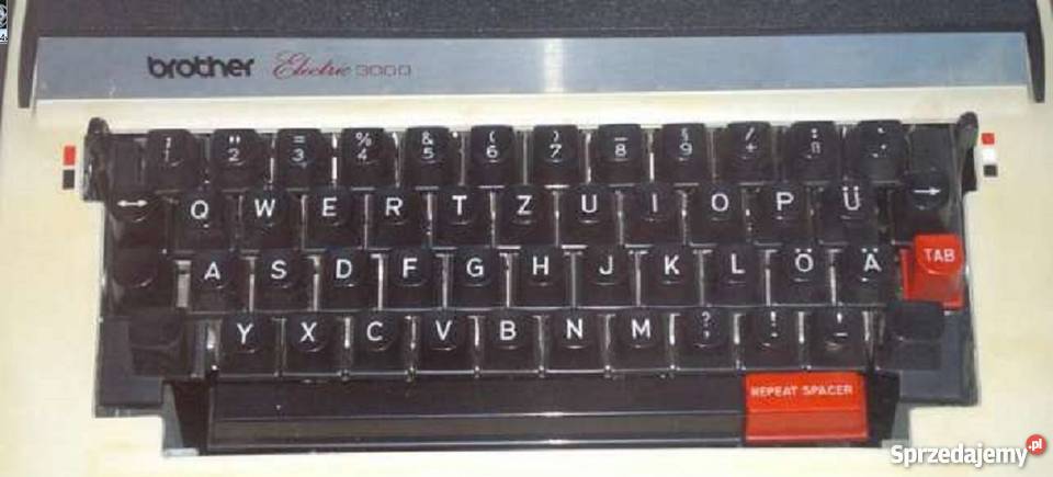 Maszyna do pisania walizkowa elektryczna śląskie Zawiercie sprzedam