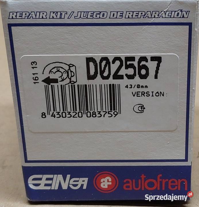 2x AUTOFREN D02567 TŁOCZEK ZACISKU NISSAN SERENA dolnośląskie