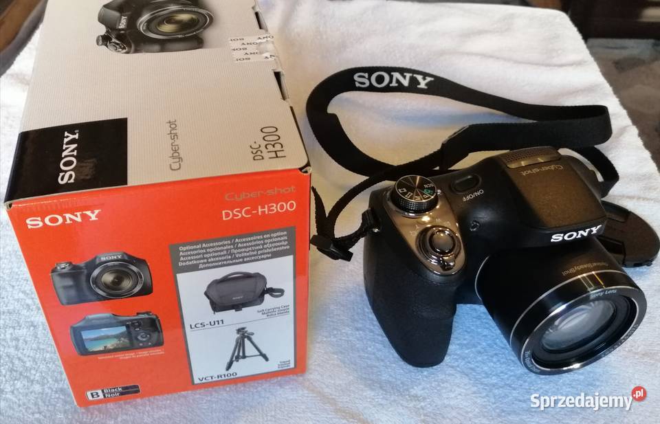 Aparat fotograficzny Sony DSCH300 wyposażenie