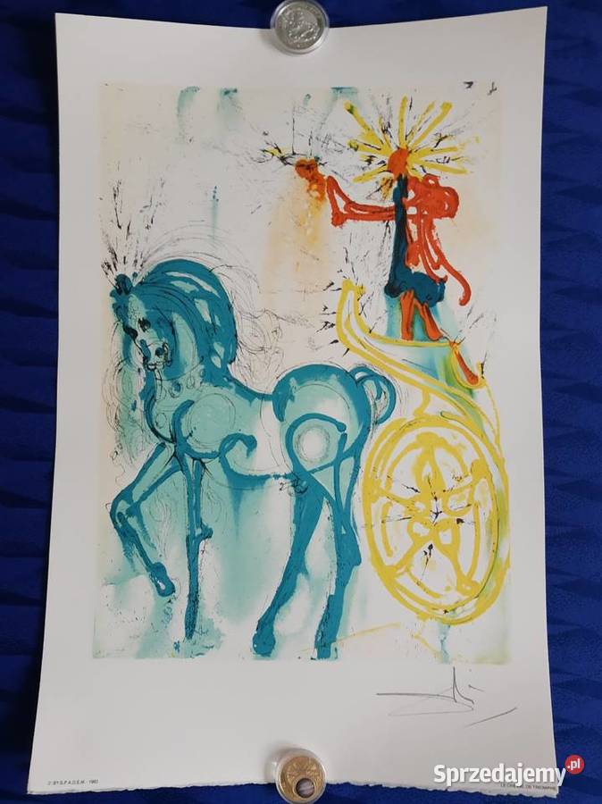 Salvador Dali daprs Litografia 1983 Siemianowice Śląskie