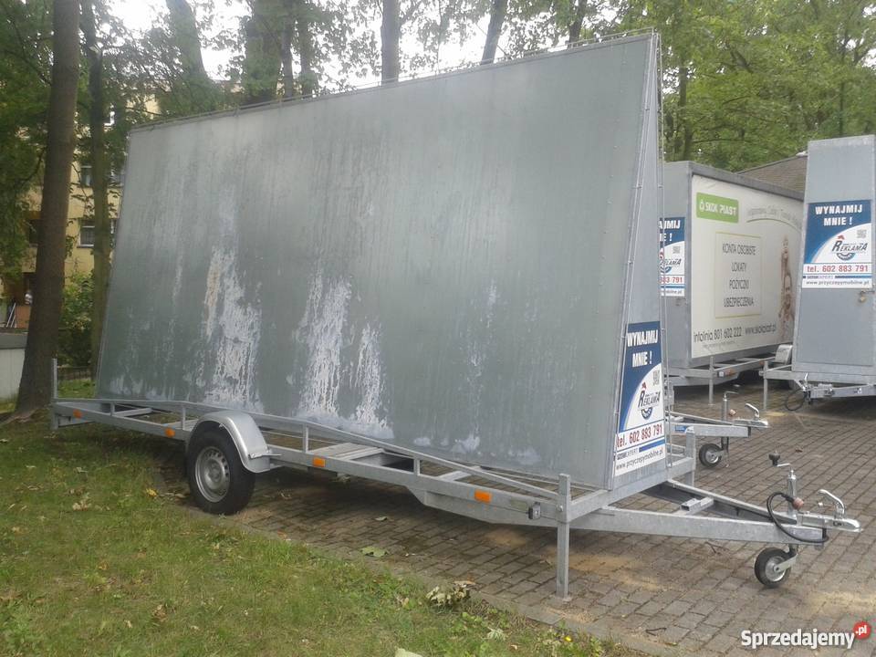 Przyczepa reklamowa nowa sprzedam mobilna Tychy